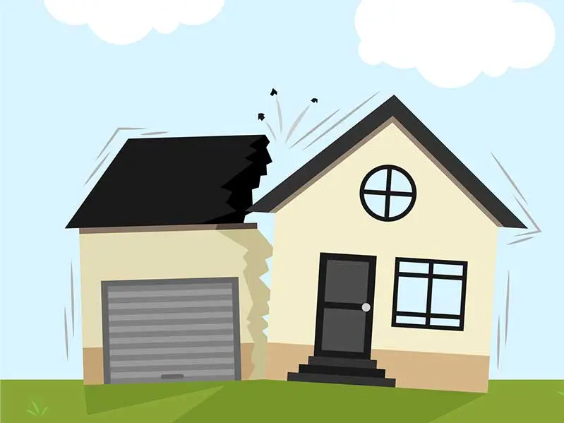 Couvreur intervenant en urgence sur une toiture endommagée à Ermont après les intempéries