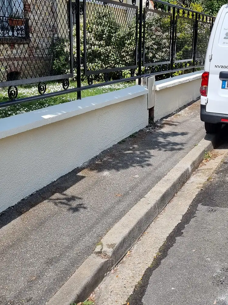 peinture muret eaubonne 95